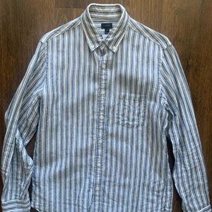 J. Crew Baird McNutt Irish Linen Shirt M Classic
